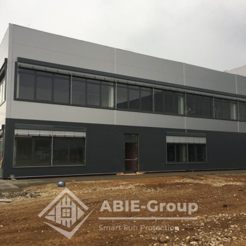Фотографии выполненных работ компании «ABIE-GROUP» автоматических раффштор на заводе Мерседес-Бенц. Московская область, городской округ Солнечногорск, дачный посёлок Поварово