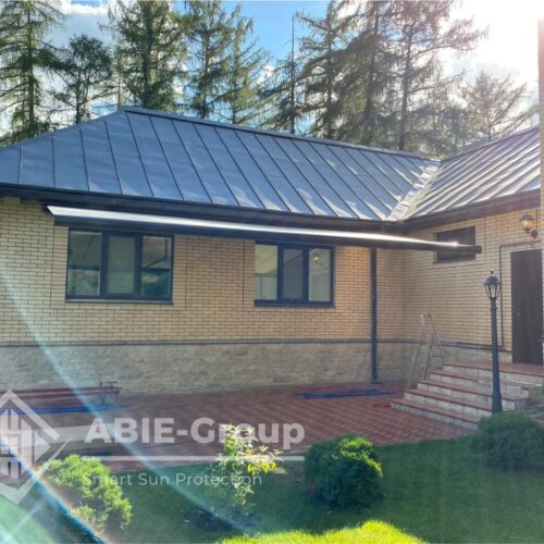 Фотографии выполненных работ компании «ABIE-GROUP» кассетной маркизы Kyma. г.Истра , Московской обл.